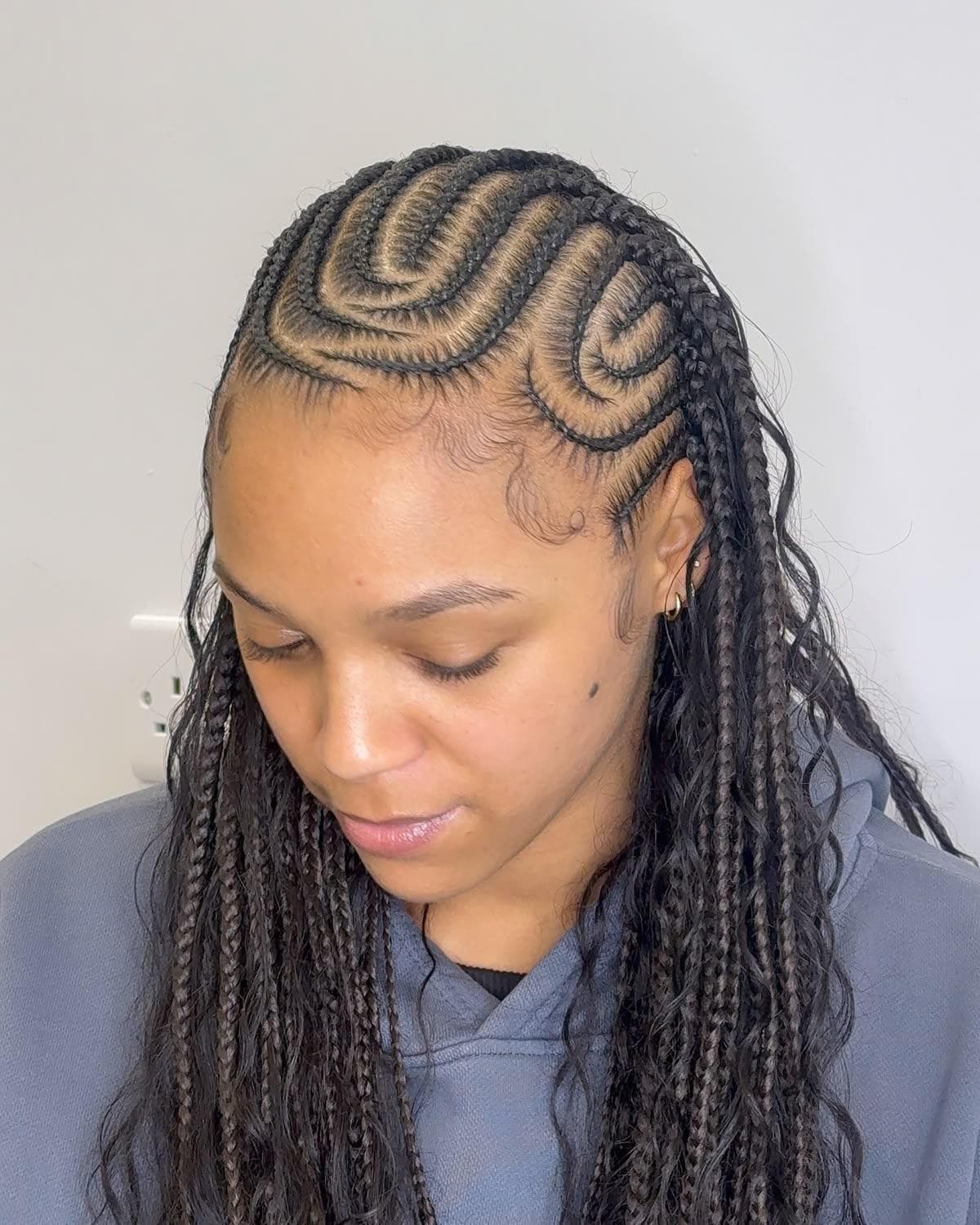 Fulani ou Lemonade braid par Hair by Gloria